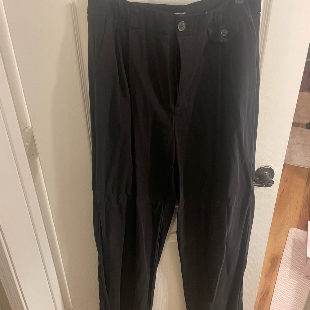 A New Day Women's High Rise Straight Leg Casual Full Trouser Pants